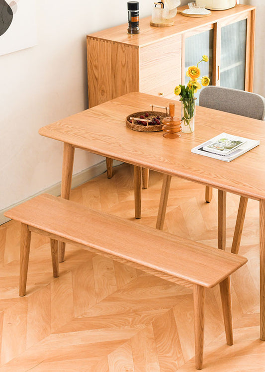 Modern Solid Wood Bench