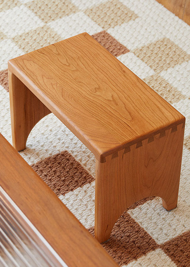 Simple Solid Wood Step Stool