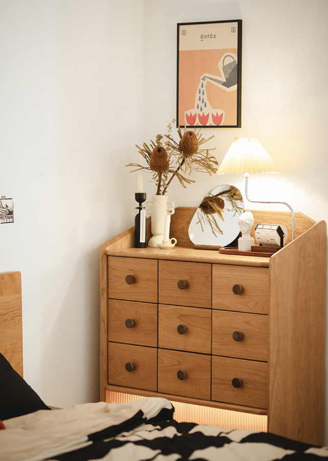 Novem Solid Wood Sideboard