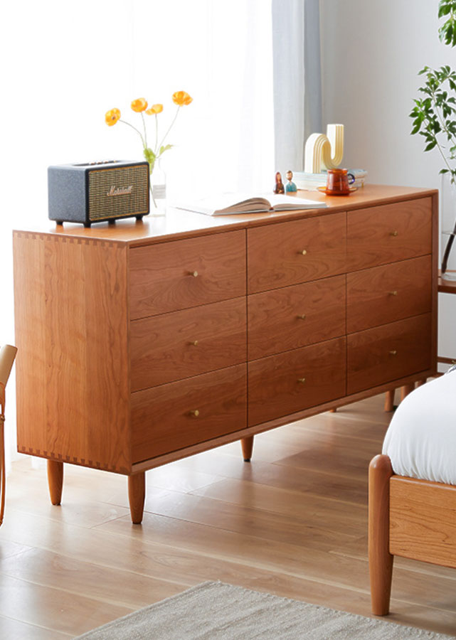 Thelo Solid Wood Drawer Chest