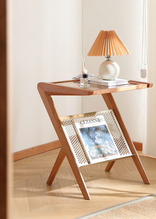 Cote Solid Wood Side Table