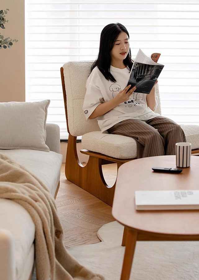 Ciel Solid Wood Single-Seat Sofa