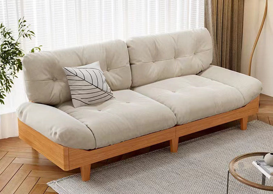 Cloud Solid Wood Sofa