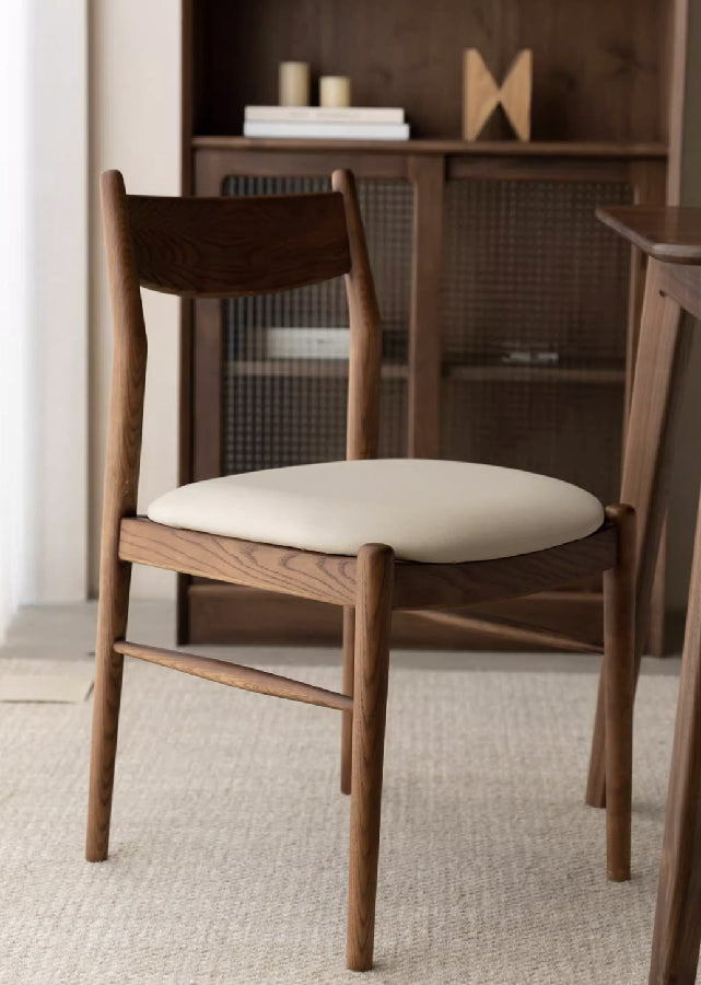 Sanus Solid Wood Chair with Cushion