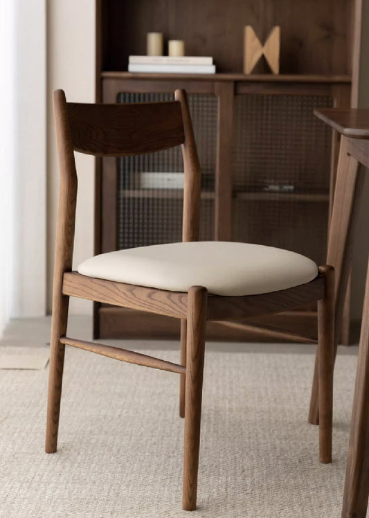 Sanus Solid Wood Chair with Cushion