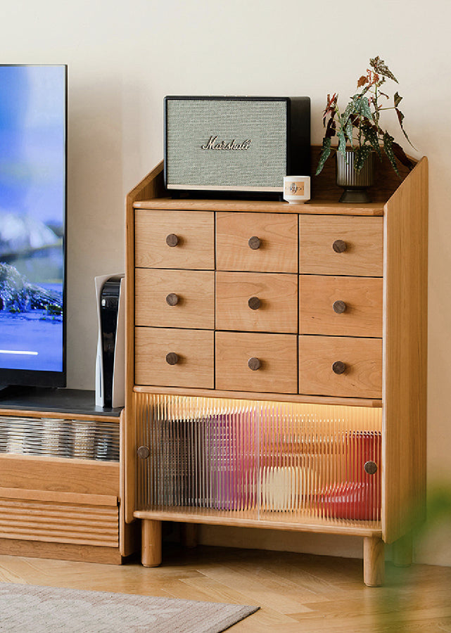Novem Solid Wood Sideboard