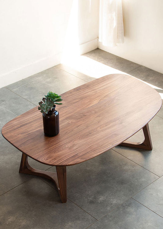 Solid Wood Low Coffee Table / Chabudai