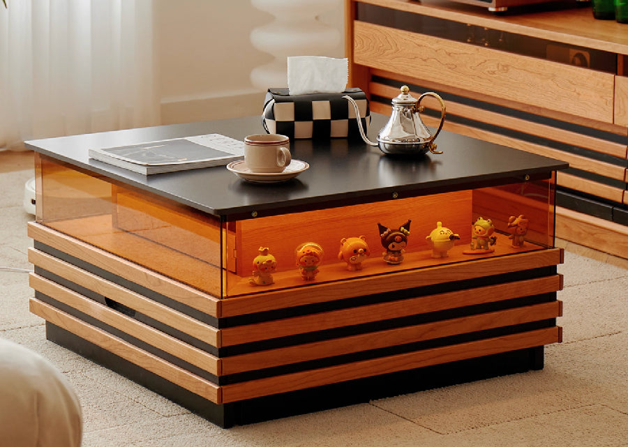 Voie Solid Wood Coffee Table