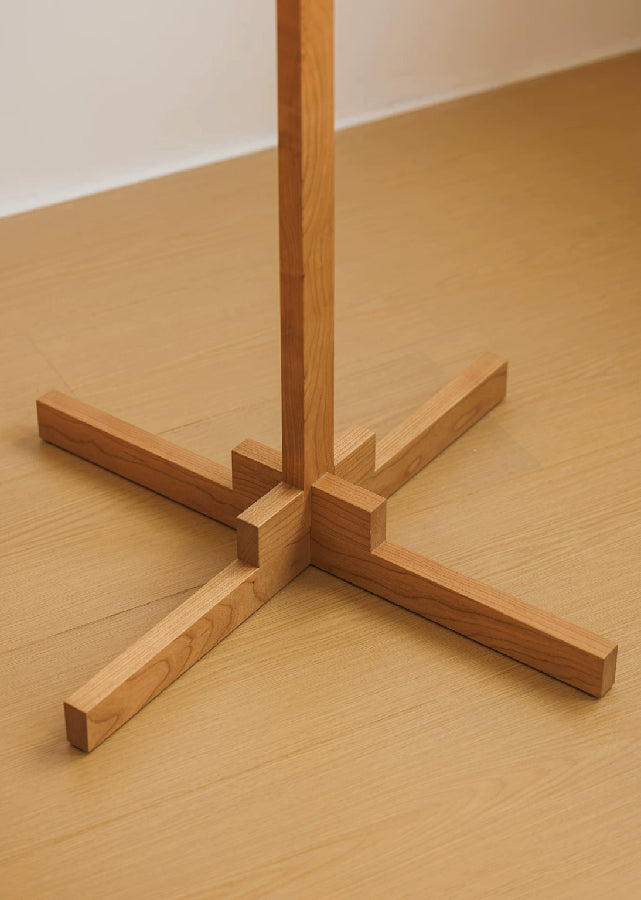 Minimalist Solid Wood Clothes Rack