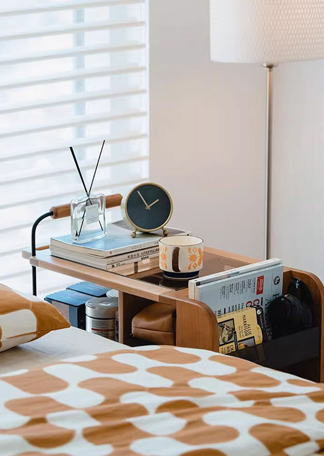 Mikro Solid Wood Trolley