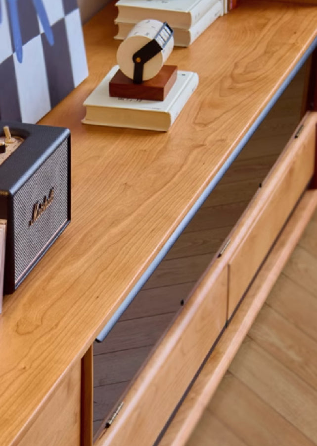 Mavros II Solid Wood TV Console