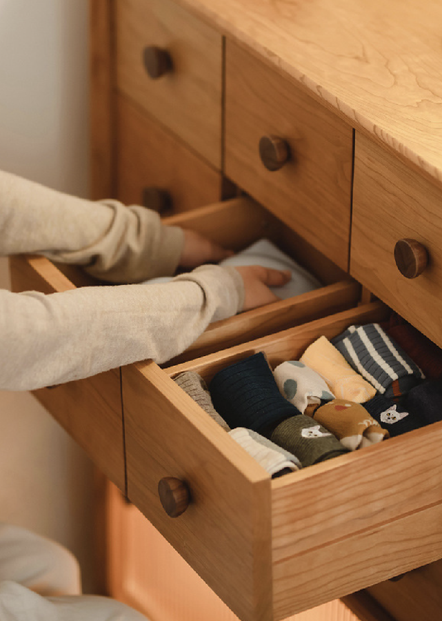 Novem Solid Wood Sideboard