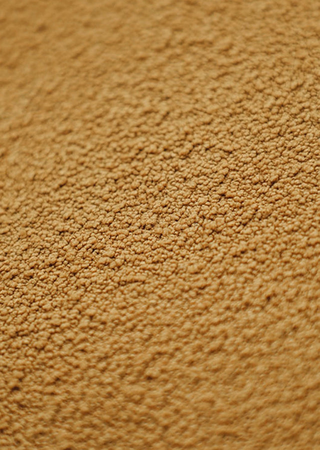 Chlidi Solid Ash (Cherry colour) and Rattan Sofa, close up of cushion