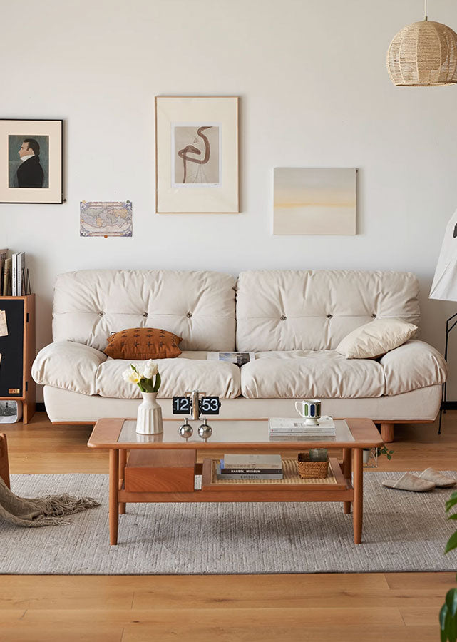 Nuage Solid Wood Sofa