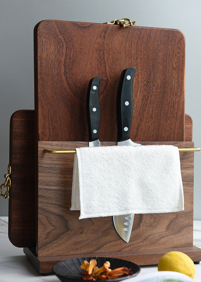 Solid Wood Magnetic Knife Stand