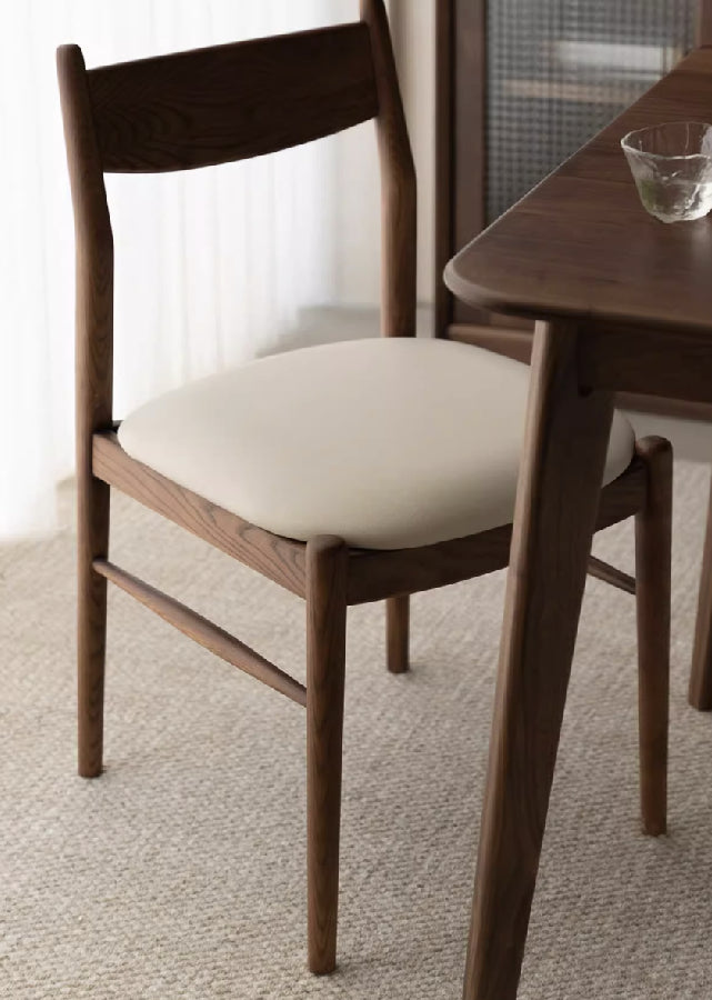 Sanus Solid Wood Chair with Cushion