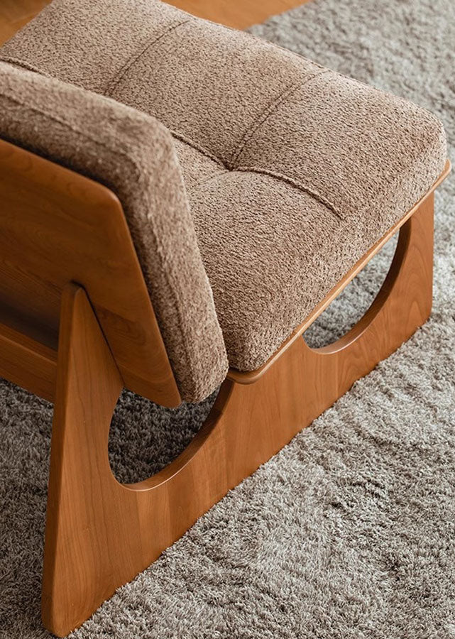 Ciel Solid Wood Single-Seat Sofa