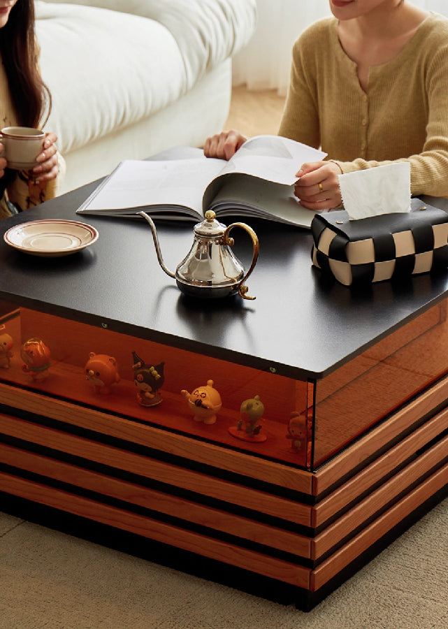 Voie Solid Wood Coffee Table