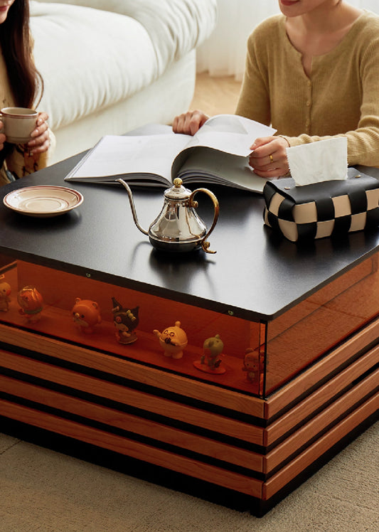 Voie Solid Wood Coffee Table