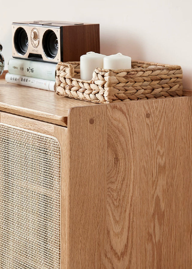 Seasons II Solid Wood Shoe Cabinet