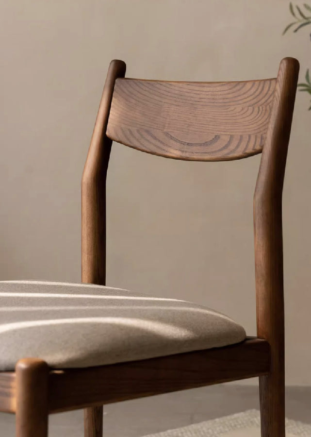 Sanus Solid Wood Chair with Cushion