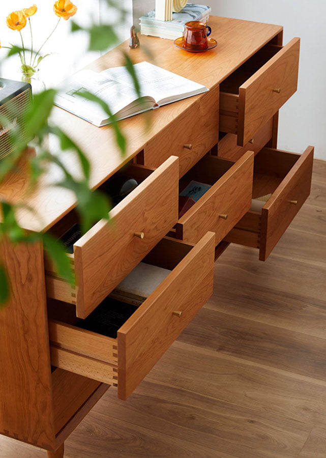 Thelo Solid Wood Drawer Chest