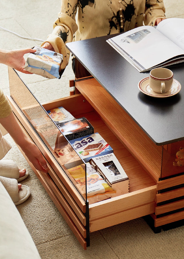 Voie Solid Wood Coffee Table