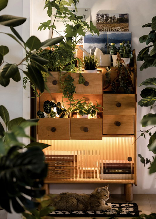 Novem Solid Wood Sideboard