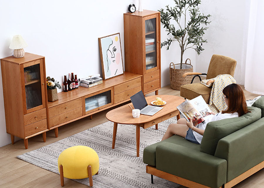 Simple Solid Wood Coffee Table