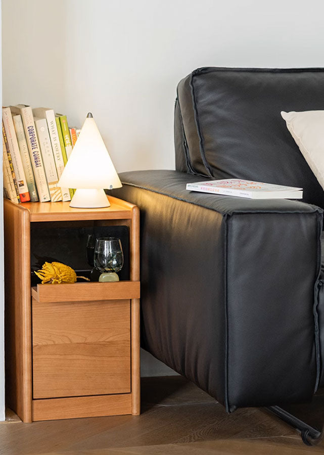 Morfi Solid Wood Nightstand