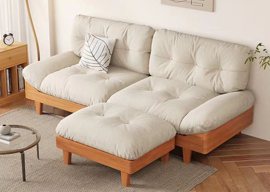 Cloud Solid Wood Sofa