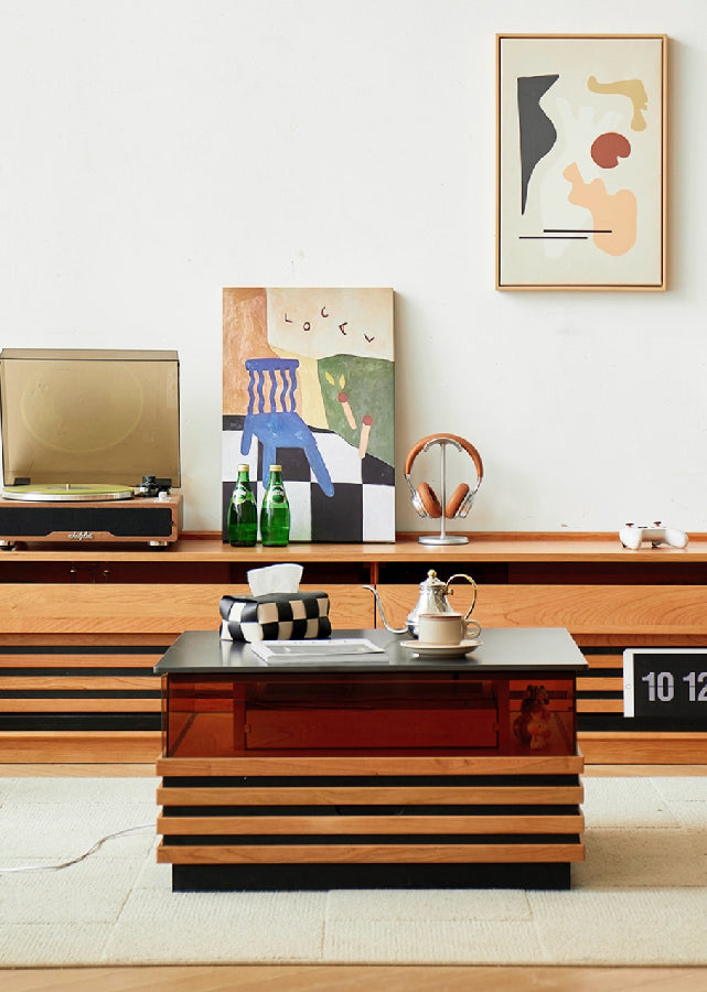 Voie Solid Wood Coffee Table