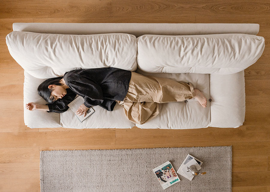 Nuage Solid Wood Sofa