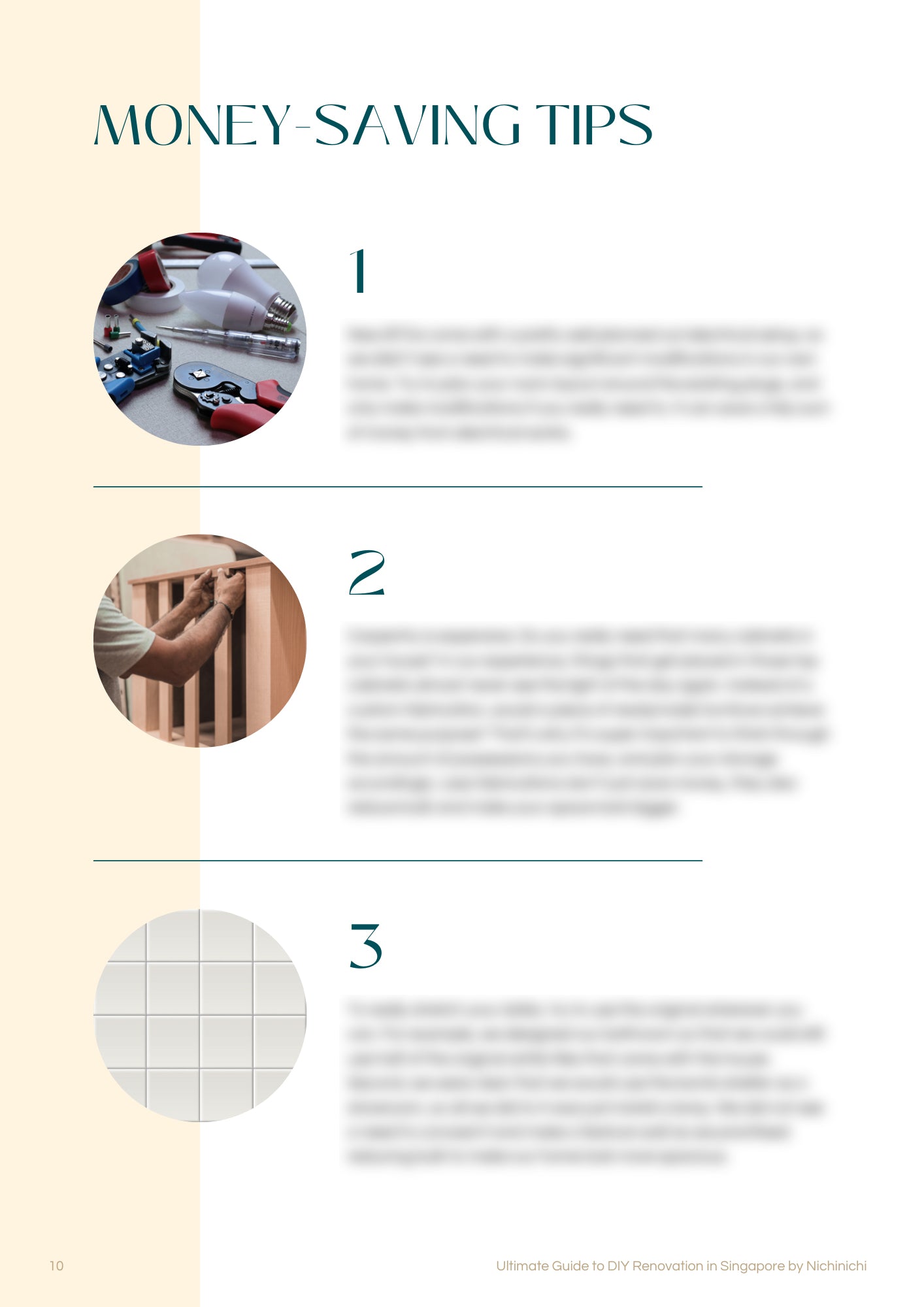 Nichinichi Ultimate Guide to DIY Renovation in Singapore