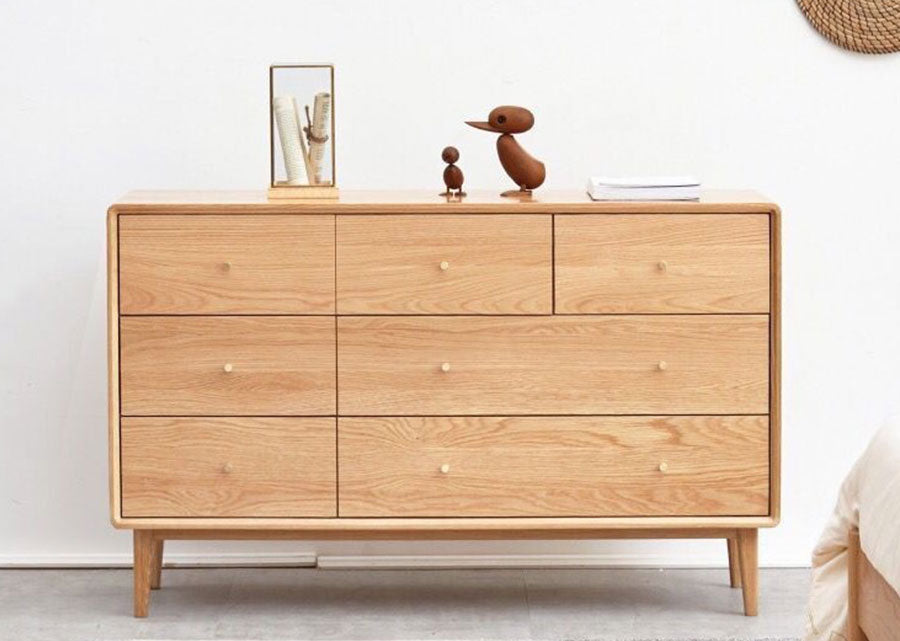 Prague Solid Wood Drawer Chest