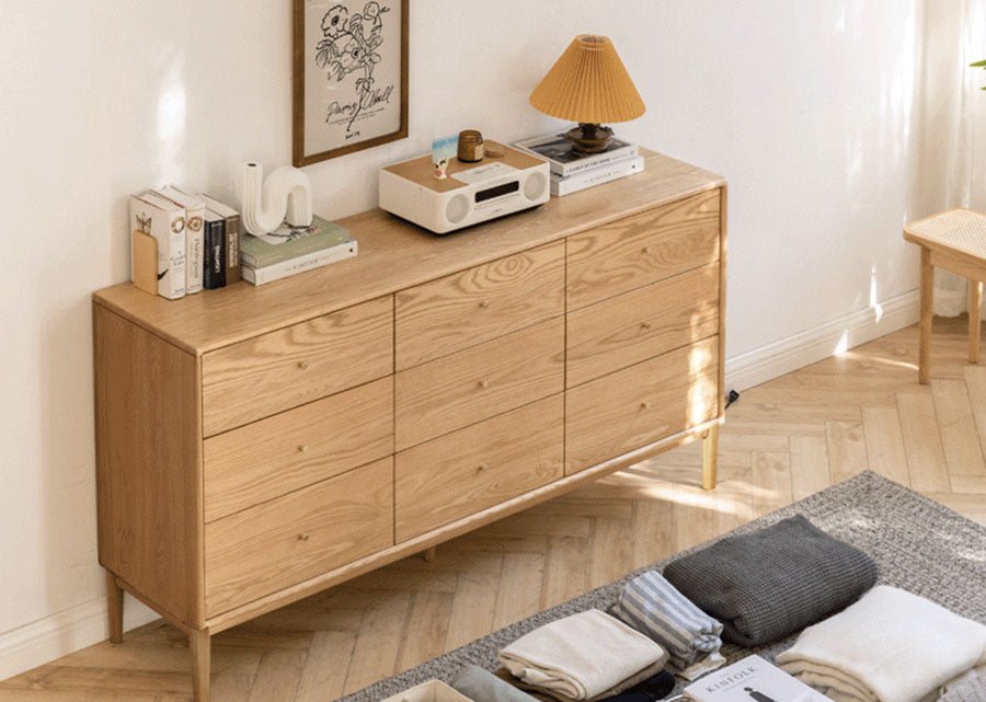 Prague Solid Wood Drawer Chest