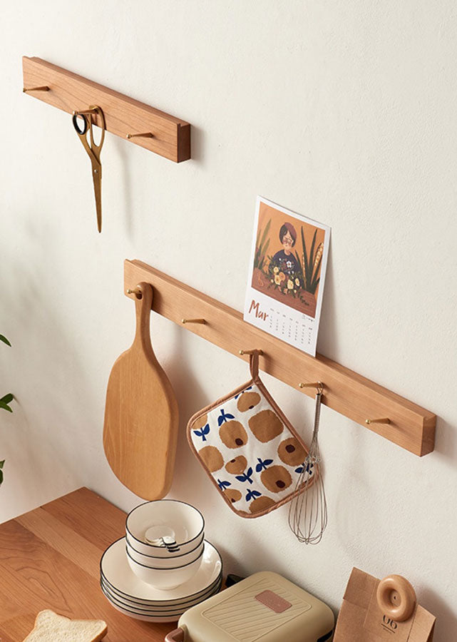 Fila Solid Cherry Wood Wall Hook