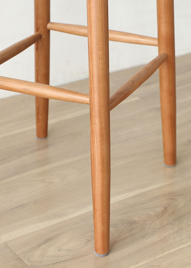 Weave Solid Wood Barstool