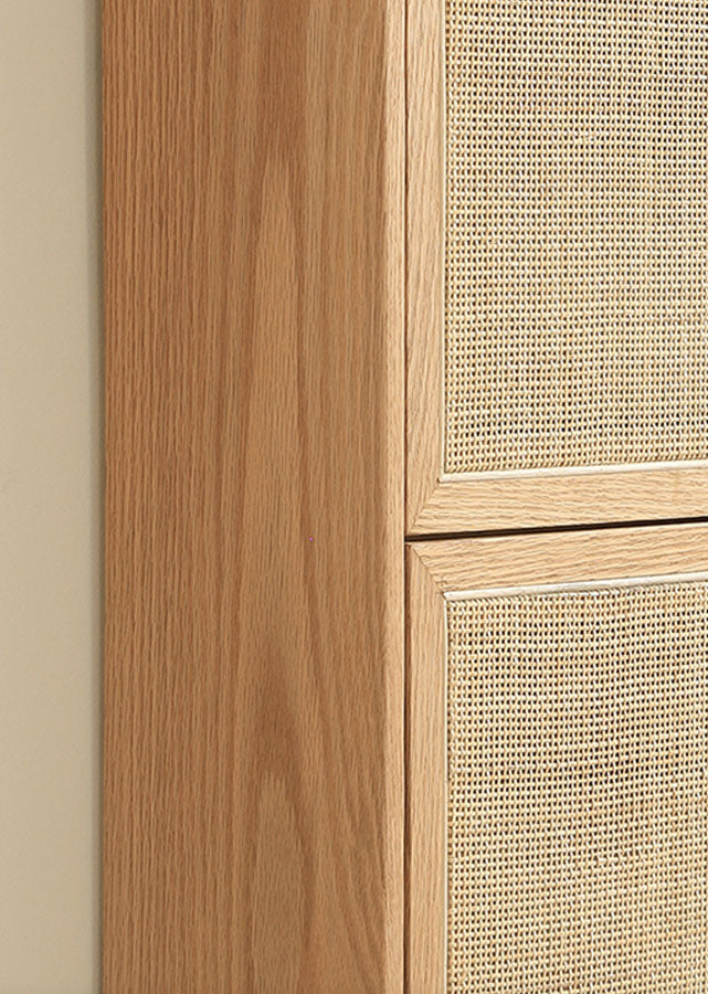 Ultra Thin Solid Wood Shoe Cabinet