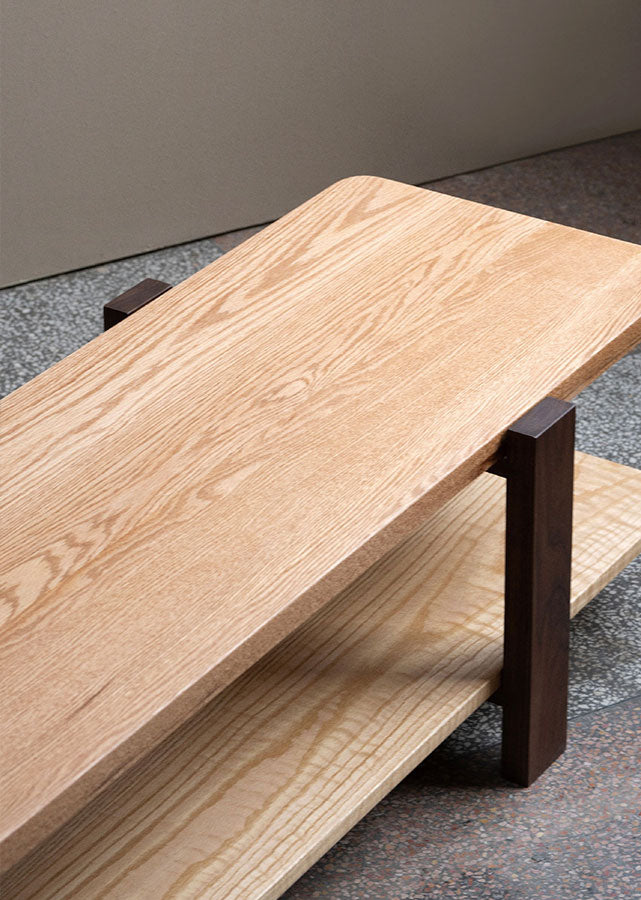 Minimalist Solid Wood TV Console
