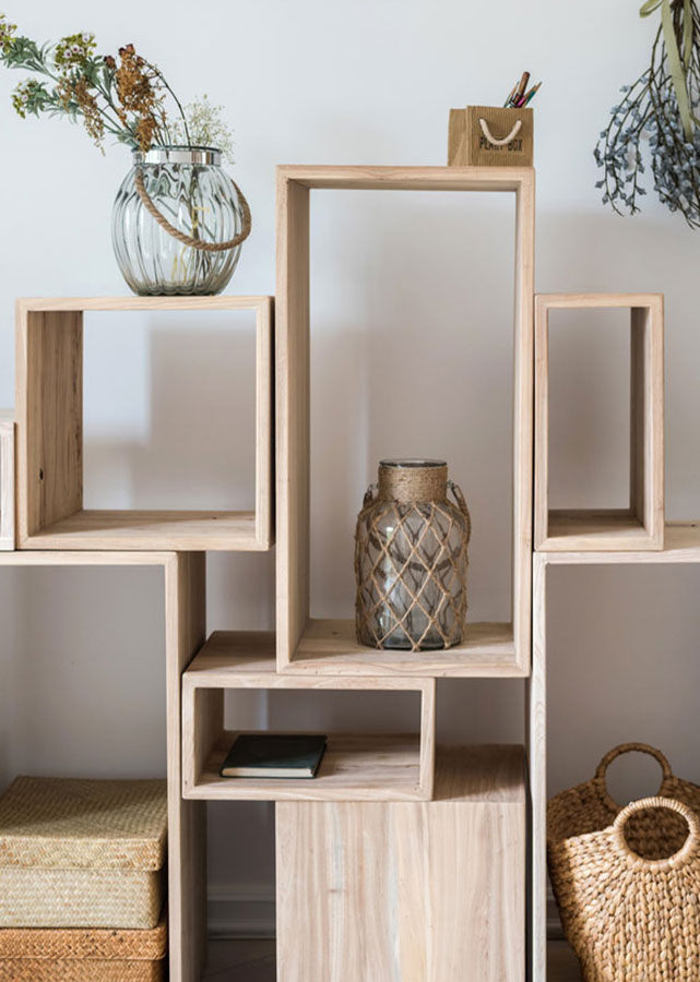 Kouti Solid Ash Open Storage Modular Cubes