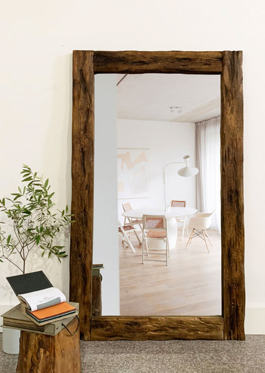 Rustic Heavy Standing Mirror