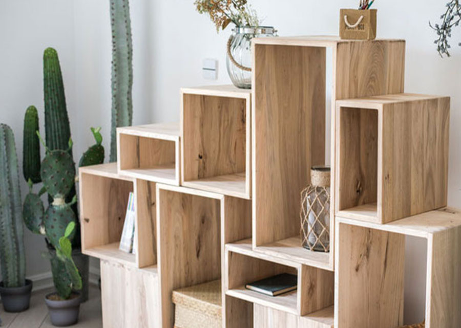Kouti Solid Ash Open Storage Modular Cubes