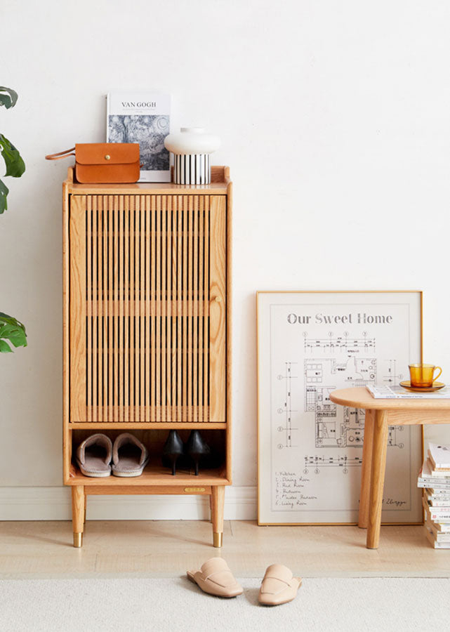 Raga Solid Wood Shoe Cabinet