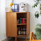 Cubes Solid Wood Corner Cabinet