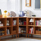 Cubes Solid Wood Corner Cabinet