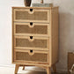 Rotin Solid Wood Drawer Chest