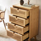 Rotin Solid Wood Drawer Chest