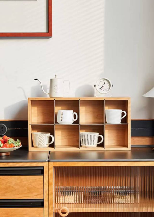 Solid Cherry Wood Cup Rack