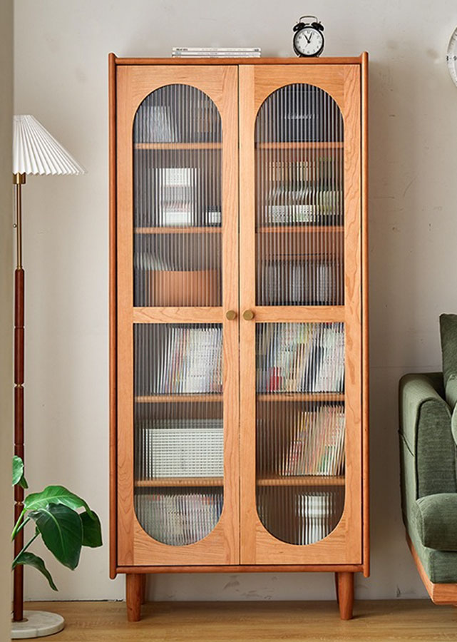 Alta Solid Wood Tall Bookcase